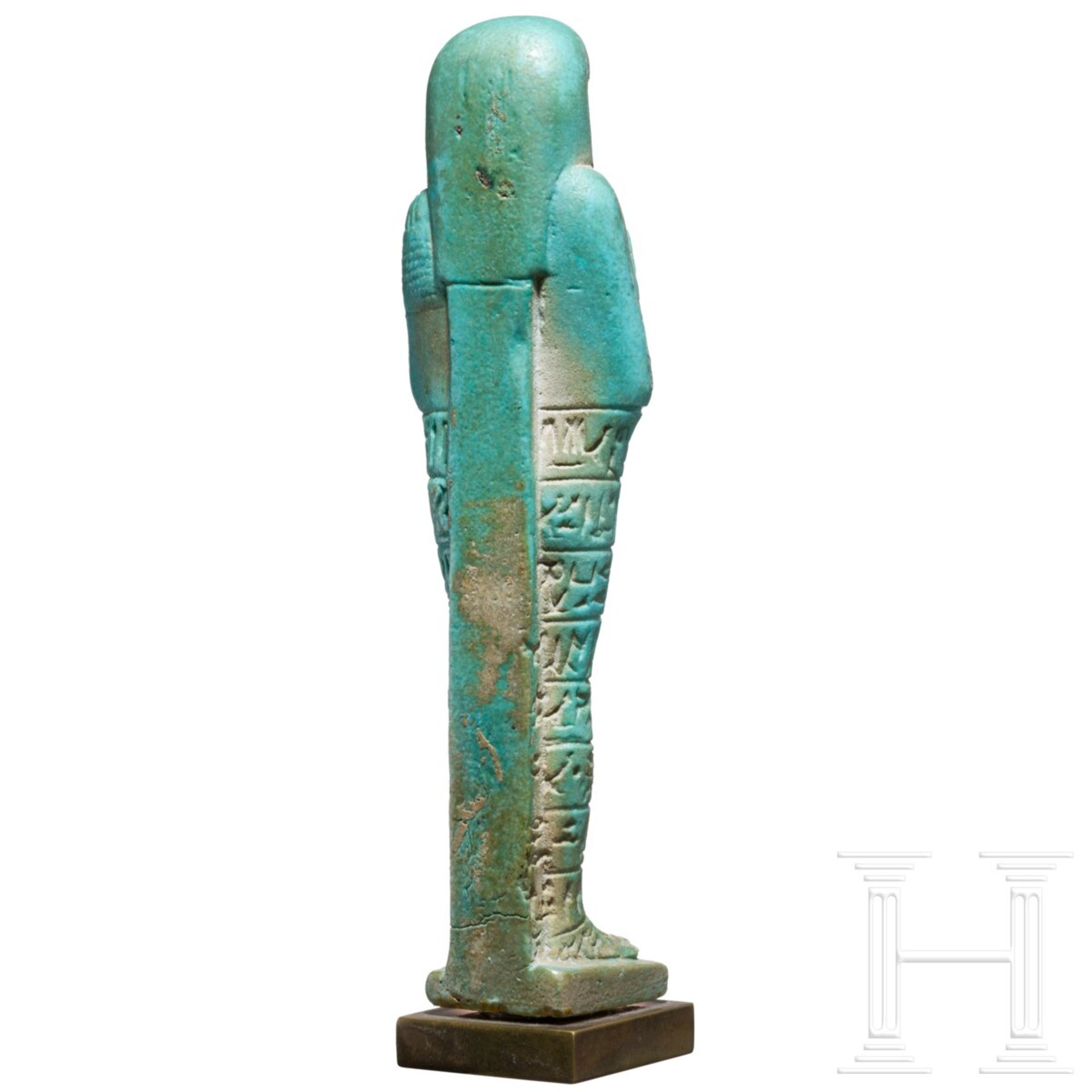 Uschebti für den Kommandanten der königlichen Flotte, 26. Dynastie (664 - 525 v. Chr.) - Image 4 of 5