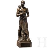 Großer Bronze-Schmied, wohl Hans Retzbach (1887 - 1976), datiert 1948, Geschenk an Heinrich Köhler (
