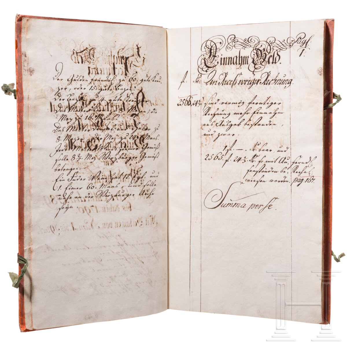 Rechnungsbuch des Juliusspitals in Würzburg für die Jahre 1789/90 - Image 3 of 5