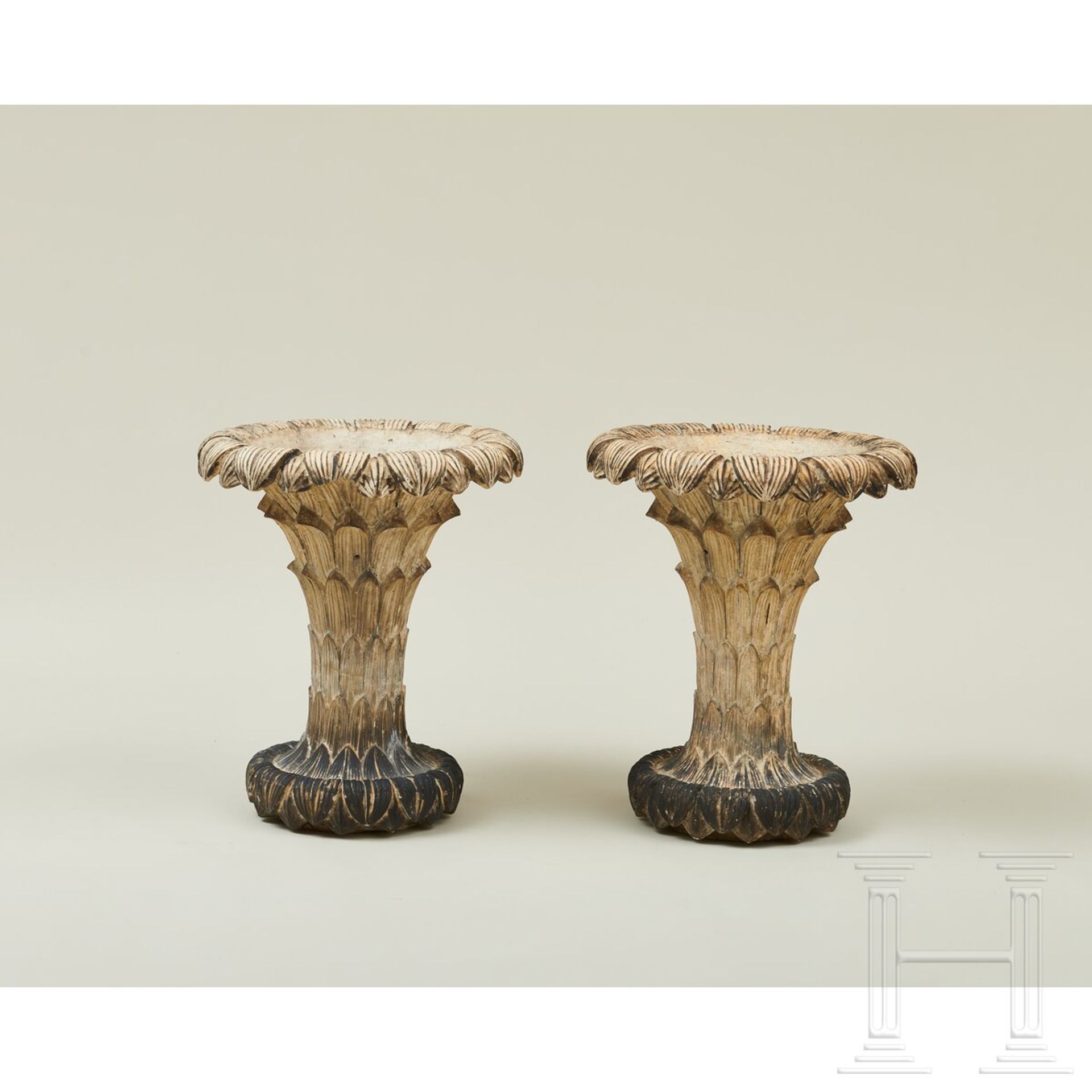 Ein Paar Terrakotta-Vasen, wohl Berlin, 1. Hälfte 19. Jhdt. - Image 2 of 6