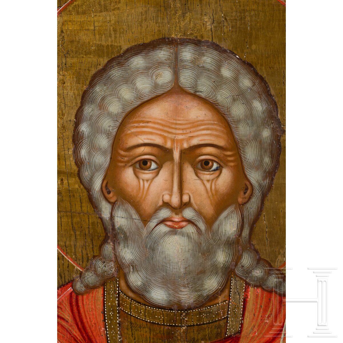 Große Ikone mit dem Heiligen Menas, Russland, Wetka, 2. Hälfte 19. Jhdt. - Image 2 of 4