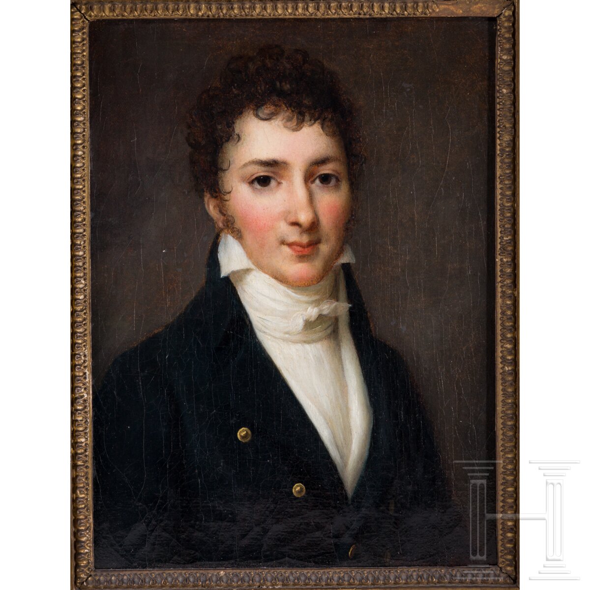 Louis Leopold Boilly (1761 - 1845) zugeschr. - Bildnis eines Mannes in schwarzem Rock
