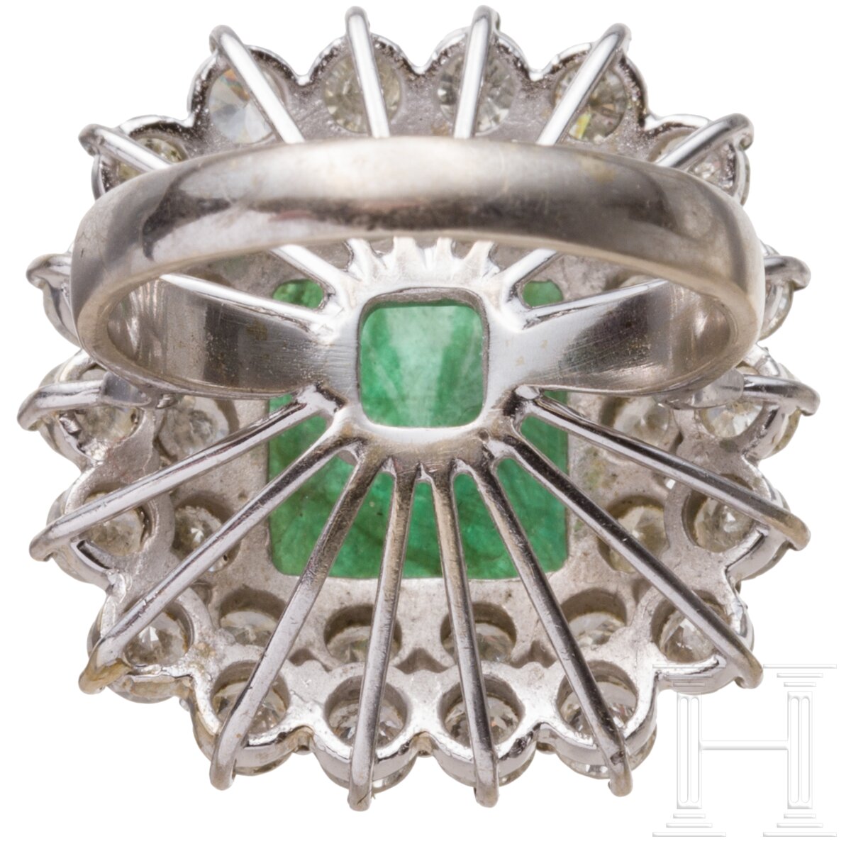Ring mit Smaragd und Brillanten - Image 4 of 5