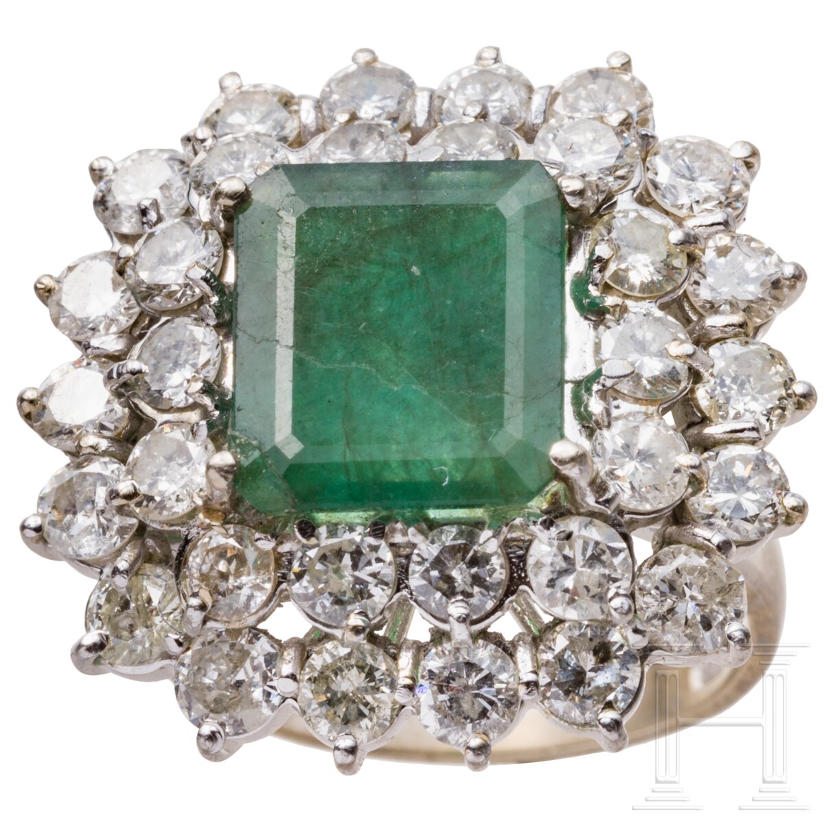 Ring mit Smaragd und Brillanten - Image 3 of 5