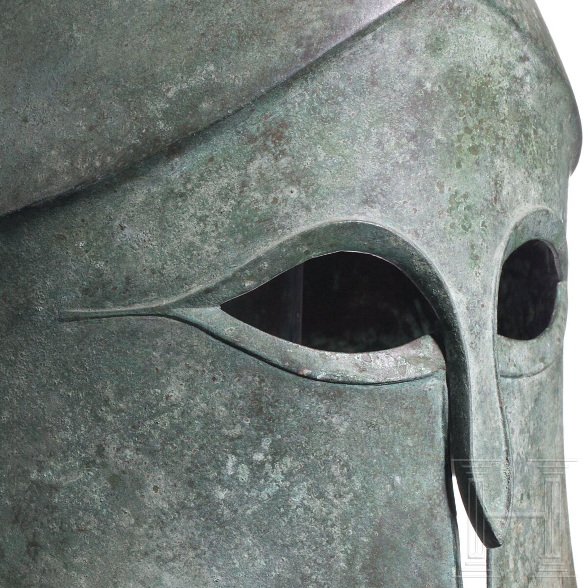 Hochwertige Kopie eines korinthischen Helmes aus Bronze - Image 4 of 6