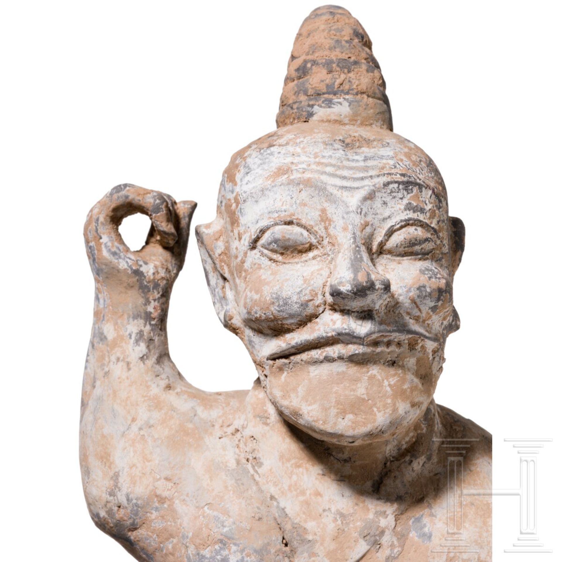 Figur eines Kriegers, China, Han-Zeit, um 220 n. Chr. - Bild 6 aus 7