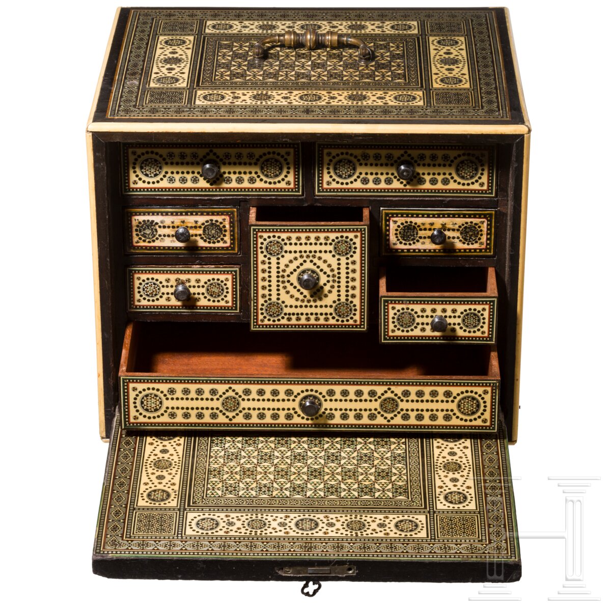 Kleines Kabinettkästchen, Indien, um 1800
