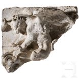 Fragment eines Stuckreliefs, Spanien, 14. - 15. Jhdt.