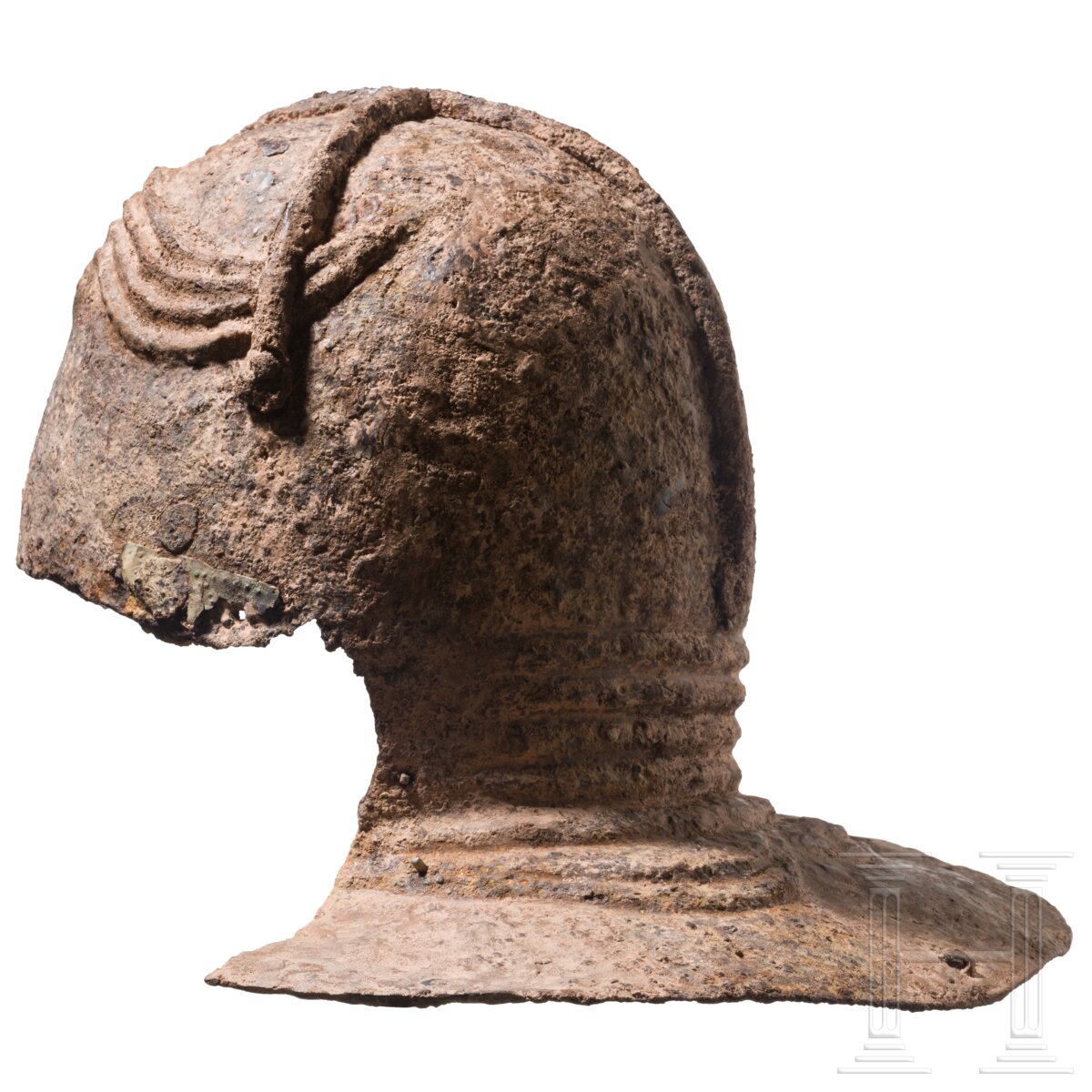 A Roman iron helmet, Trajanic period, early 2nd century A.D. - Image 4 of 10