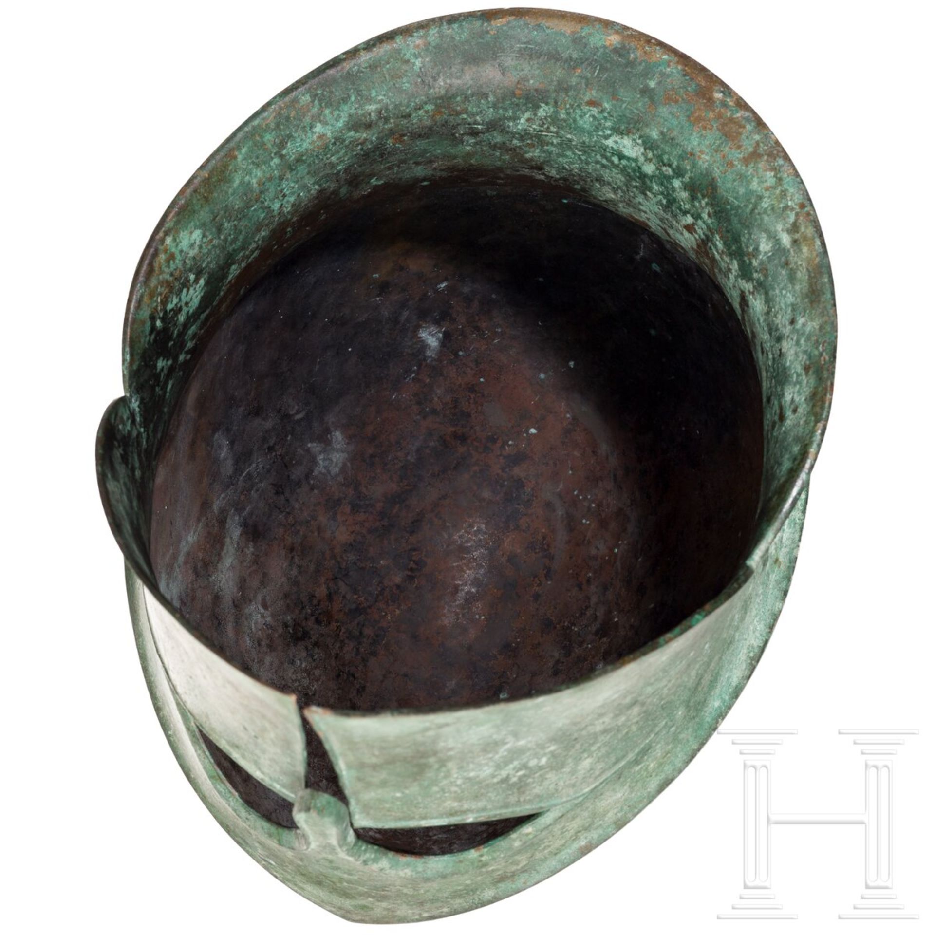 Hochwertige Kopie eines korinthischen Helmes aus Bronze - Image 6 of 6