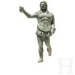 Bronzestatuette eines Kriegers, etruskisch, 3. - 2. Jhdt. v. Chr.