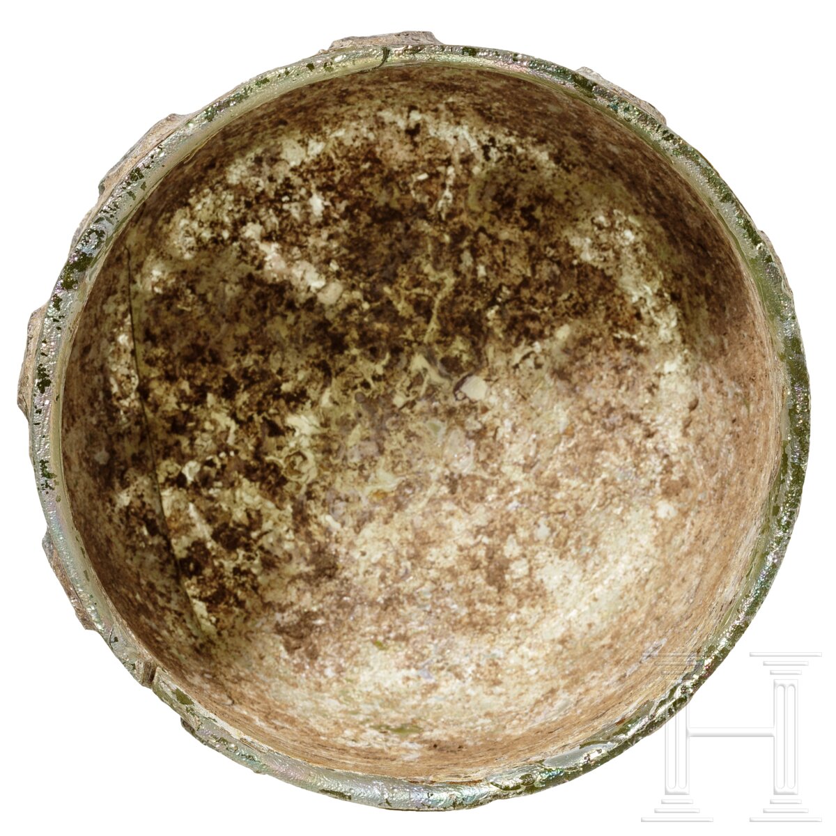 Noppenglasbecher, sasanidisch, 5. - 7. Jhdt. n. Chr. - Image 3 of 5