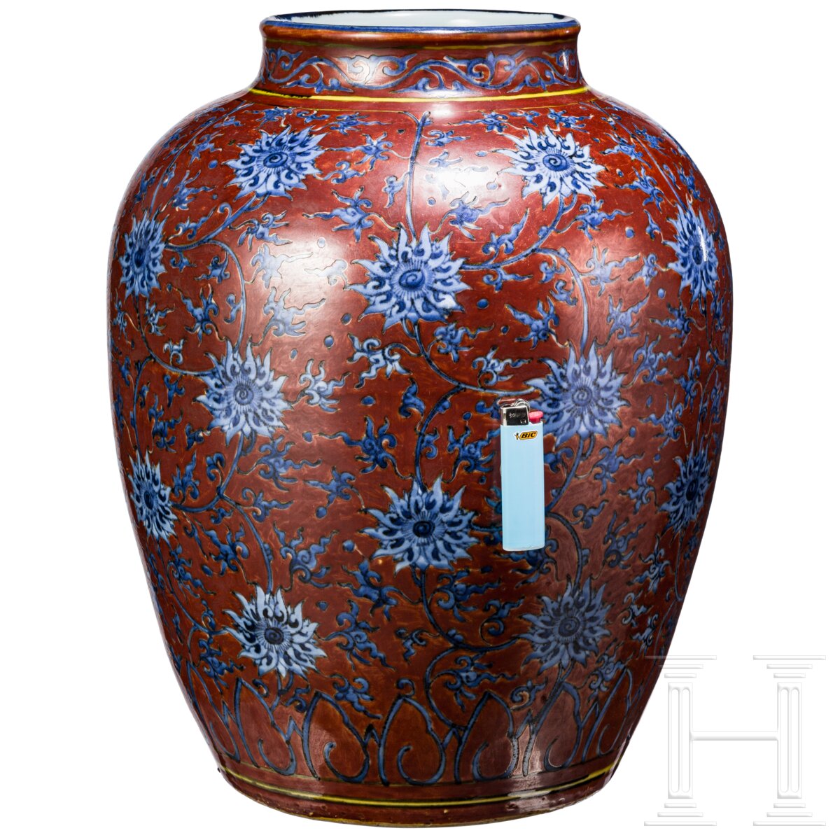 Sehr große Vase mit Lotusblüten, China, wohl späte Ming-Dynastie - Image 6 of 19