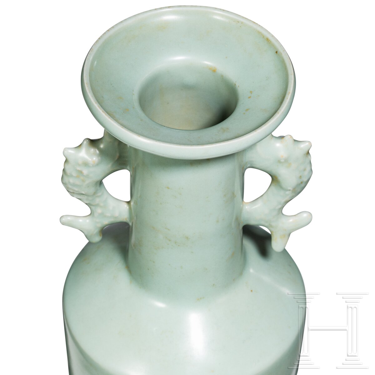 Longquan-Seladon-Mallet-Vase "Kinuta", China, wohl südliche Song-Dynastie - Image 5 of 15