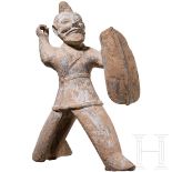 Figur eines Kriegers, China, Han-Zeit, um 220 n. Chr.