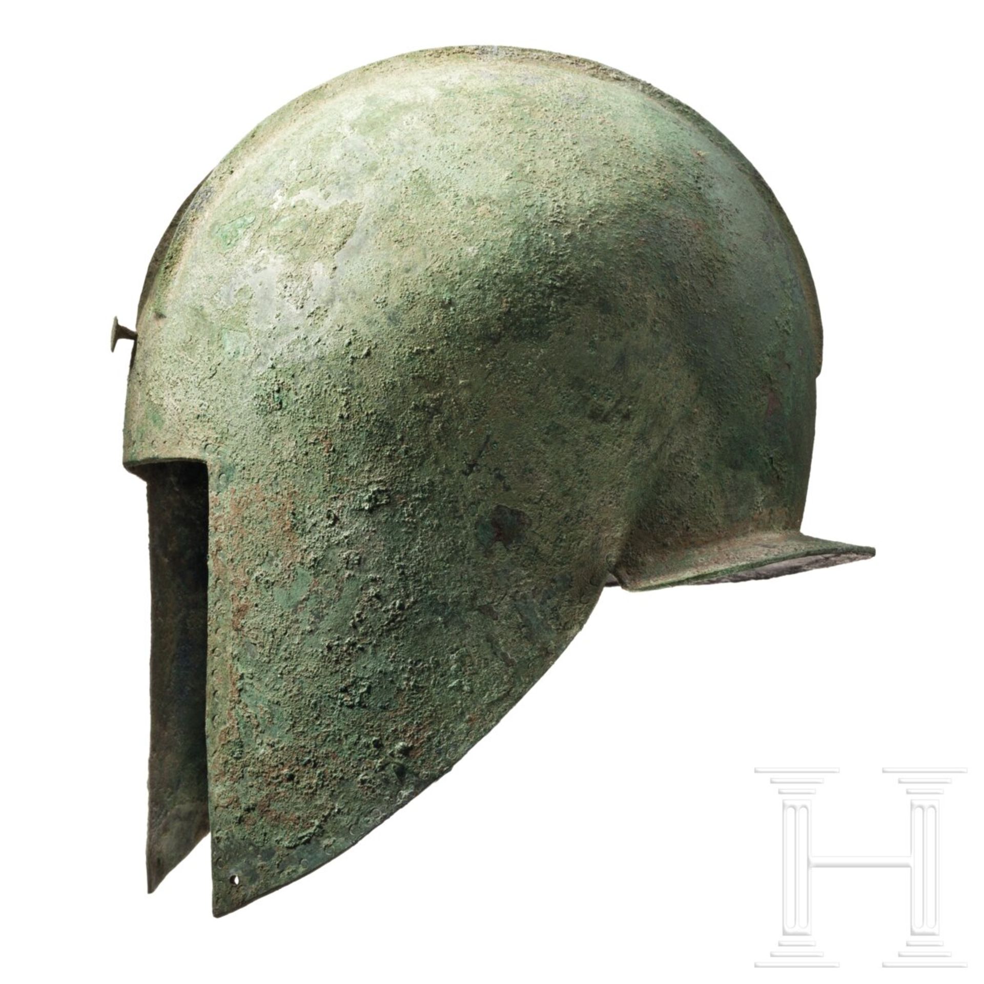 Illyrischer Helm, Form 3A, Variante 3, 2. Hälfte 6. - 5. Jhdt. v. Chr. - Image 2 of 6