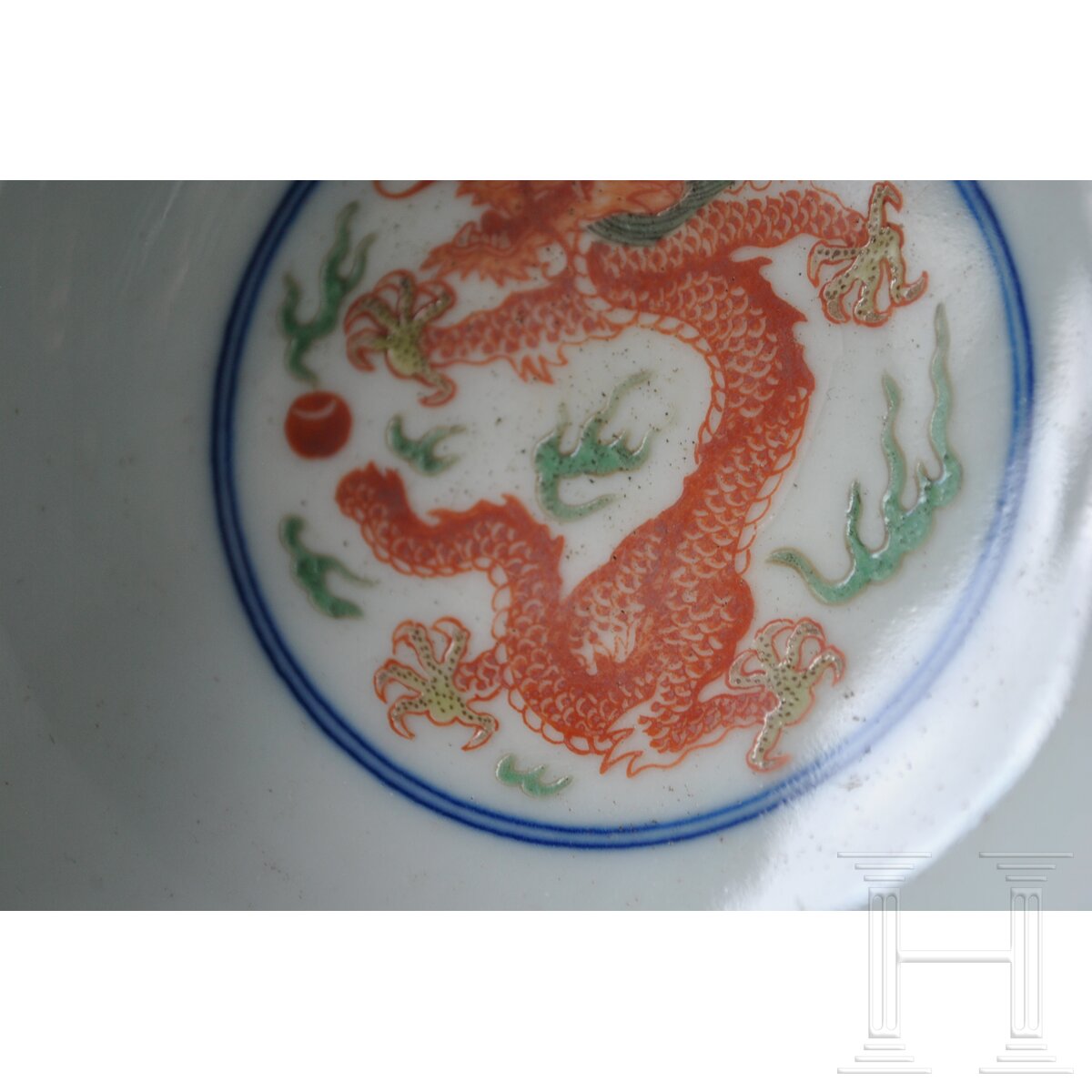 Doucai-Drachenschale mit Kangxi-Marke, wohl aus dieser Epoche - Image 16 of 20