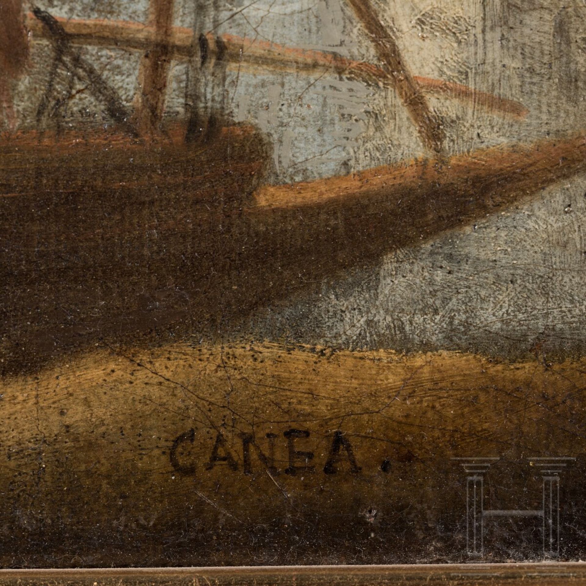 Bonaventura II. Peeters (1648 - 1702)?, Hafen von Canea, Niederlande, 2. Hälfte 17. Jhdt. - Image 4 of 6