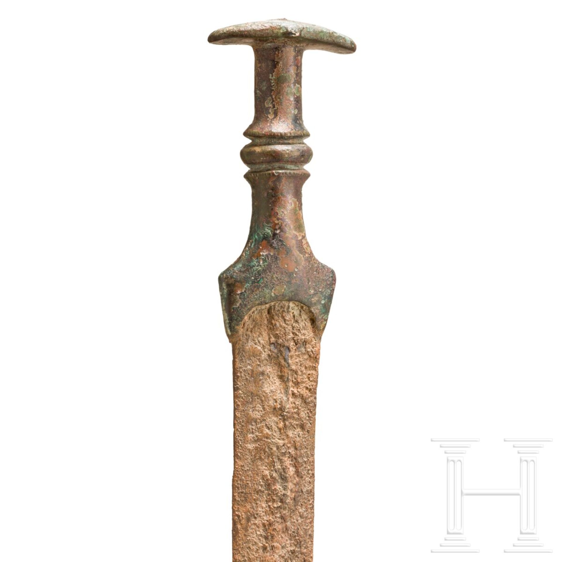 Eisenschwert mit Bronzegriff, hethitisch, 14. - 13. Jhdt. v. Chr. - Bild 6 aus 7