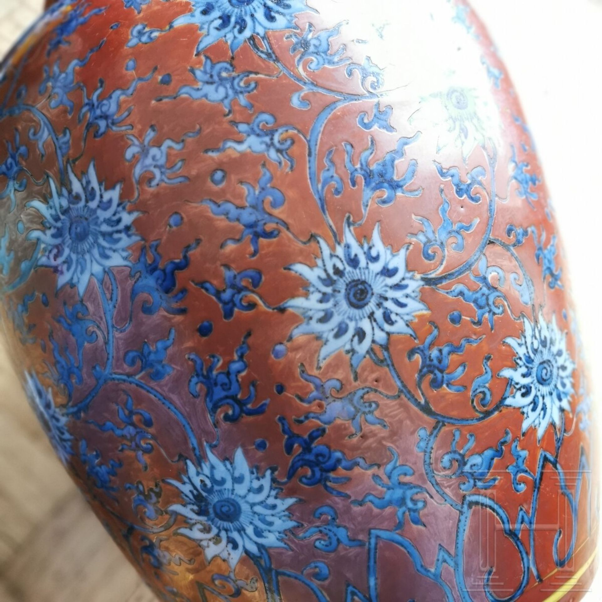 Sehr große Vase mit Lotusblüten, China, wohl späte Ming-Dynastie - Image 19 of 19