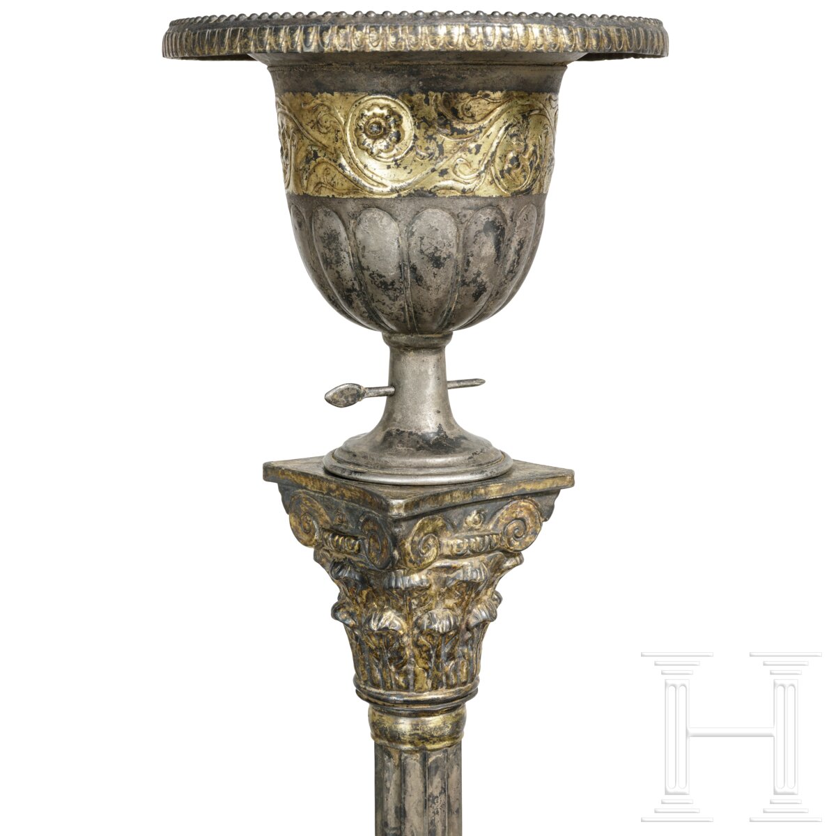 A silver candelabrum of Augustan date, 1st decade B.C. - 1st decade A.D. - Image 4 of 10