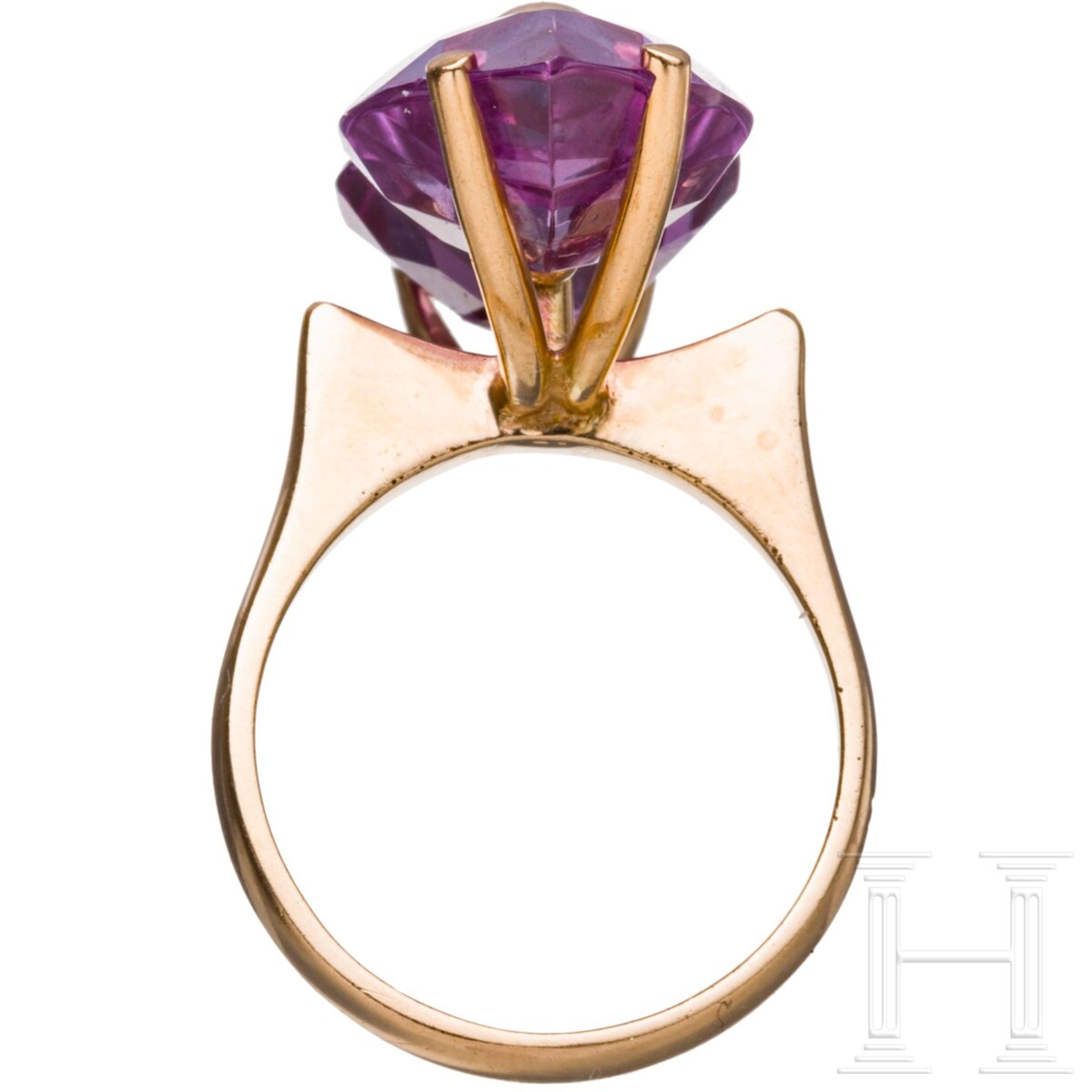 Außergewöhnlicher Ring mit Amethysten - Image 4 of 5