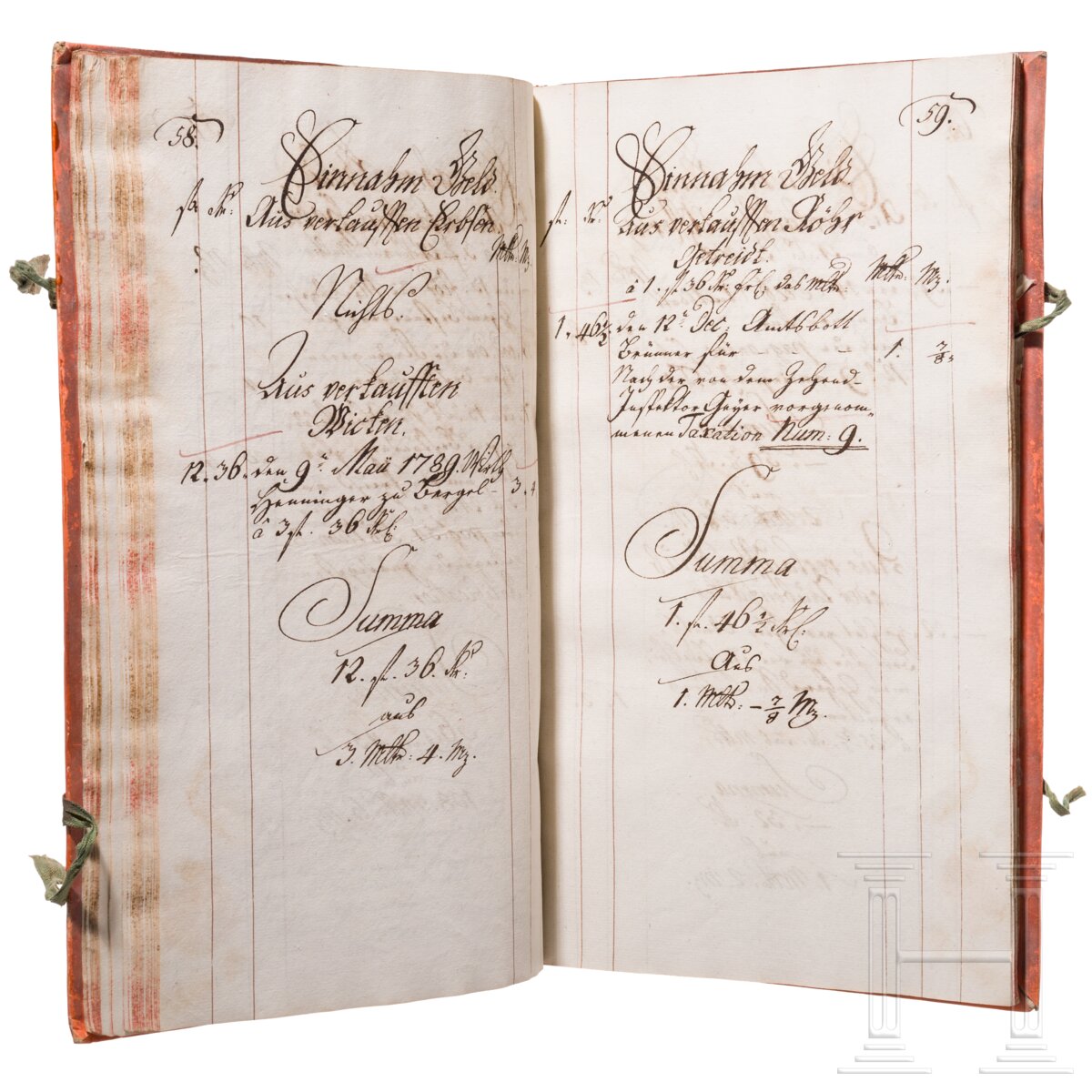 Rechnungsbuch des Juliusspitals in Würzburg für die Jahre 1789/90 - Image 4 of 5