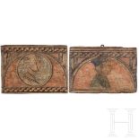 Ein Paar bemalte Holzpaneele, Florenz, um 1430/40
