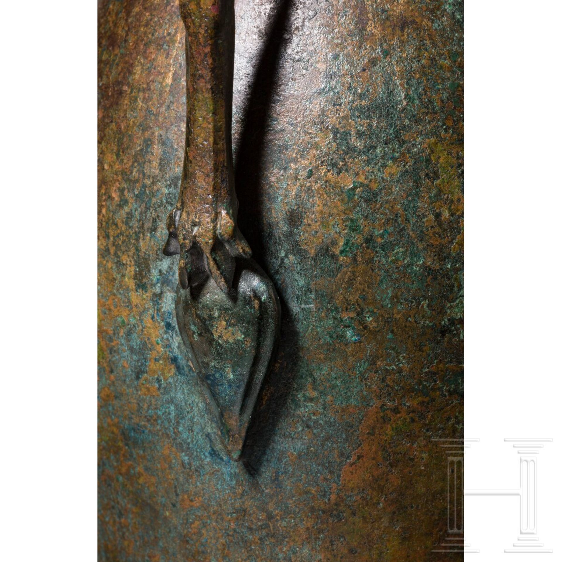 Bronzekanne (Olpe), griechisch, 5. - 4. Jhdt. v. Chr. - Image 4 of 6