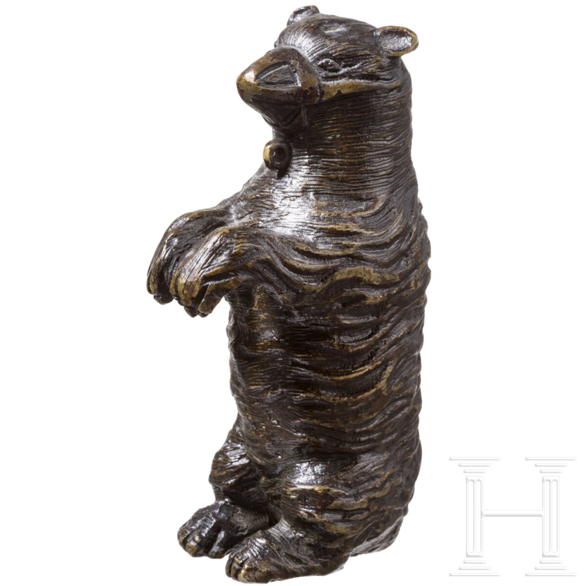 Gezähmter Bronzebär, Niederlande, um 1600