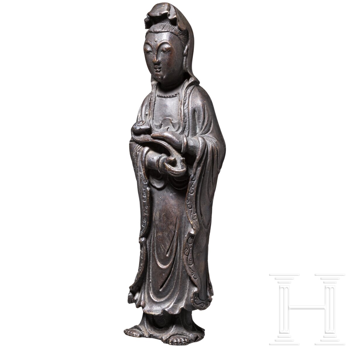 Bronzene Guanyin-Figur, China, Ming-Dynastie - Image 2 of 4