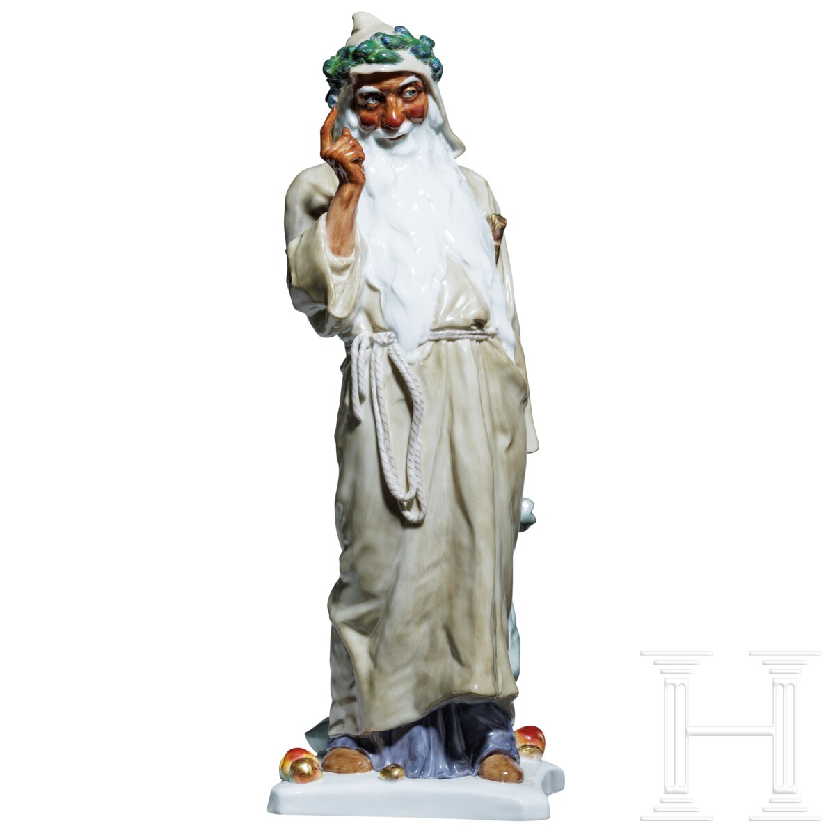 Seltene Figur "Sankt Nikolaus", Martin Wiegand (1867 - 1961), 1906 (Modell), Meissen, 2005 (Ausführu - Image 2 of 5