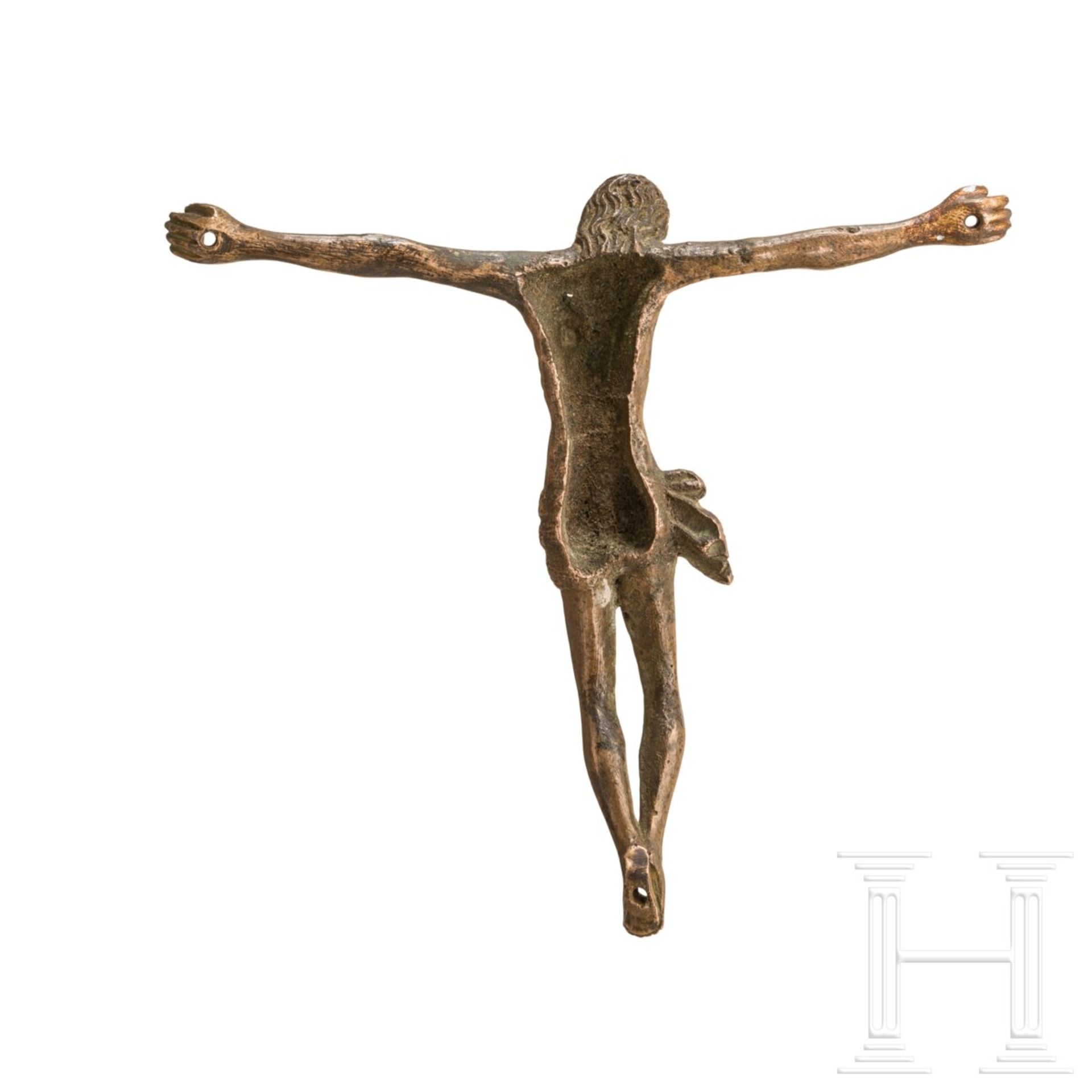 Bronzener Corpus Christi, Umkreis Giambologna-Werkstatt, Norditalien, um 1600 - Bild 2 aus 3