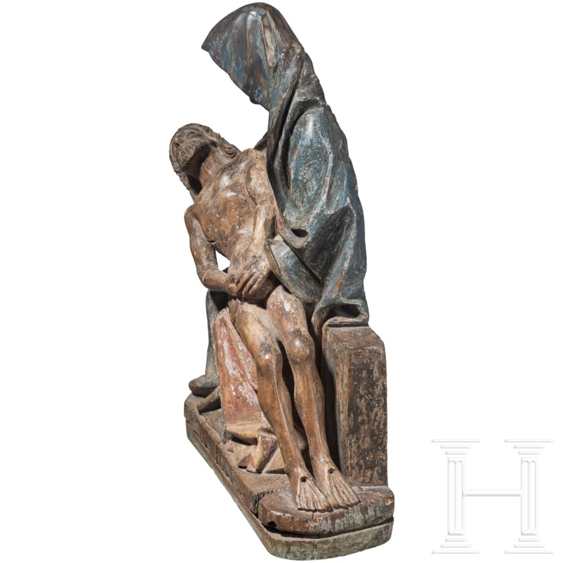 Pietà (Vesperbild), deutsch oder Frankreich, um 1500 - Bild 3 aus 5