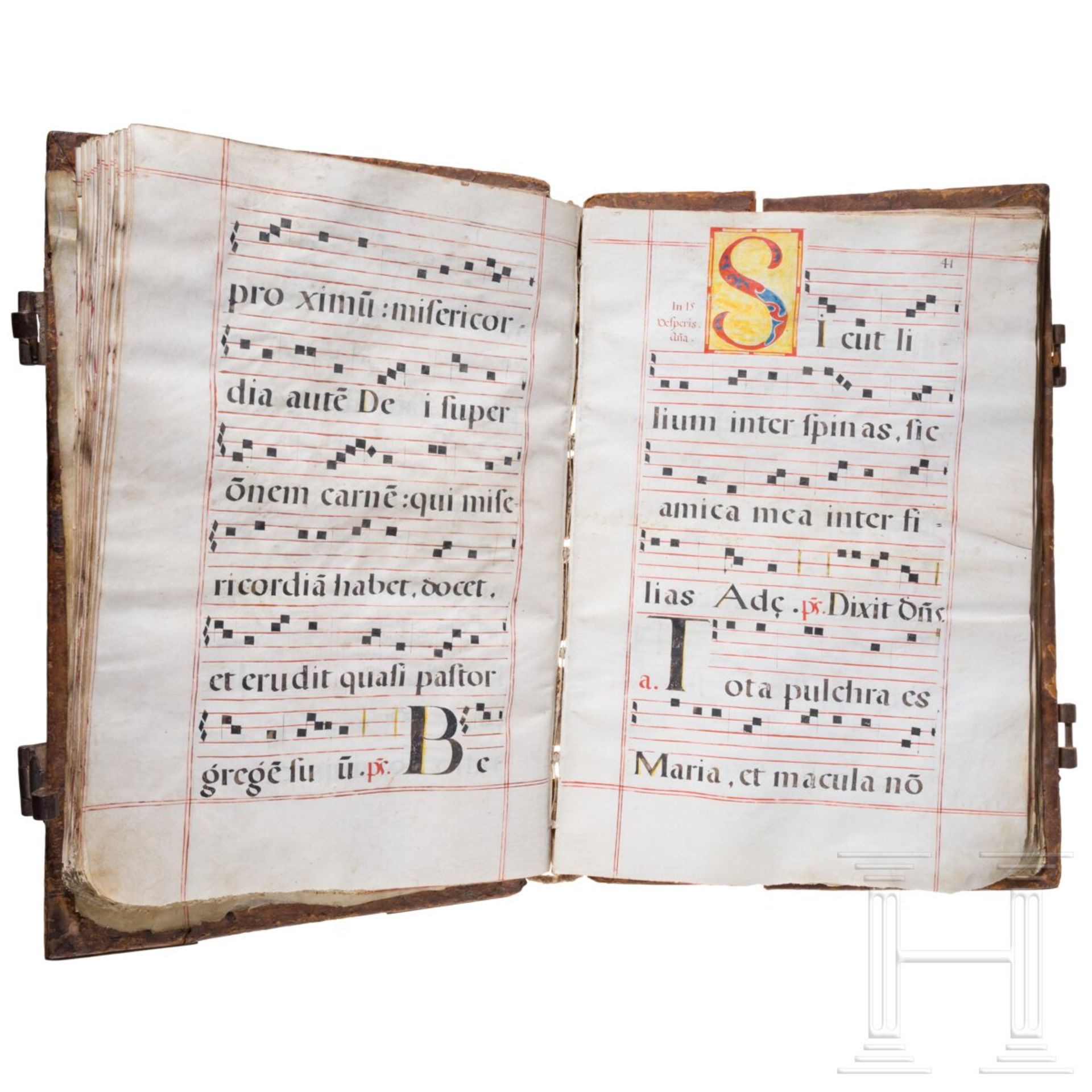 Missale Romanum, Handschrift auf Pergament, Spanien, 16./17. Jhdt. - Bild 2 aus 6