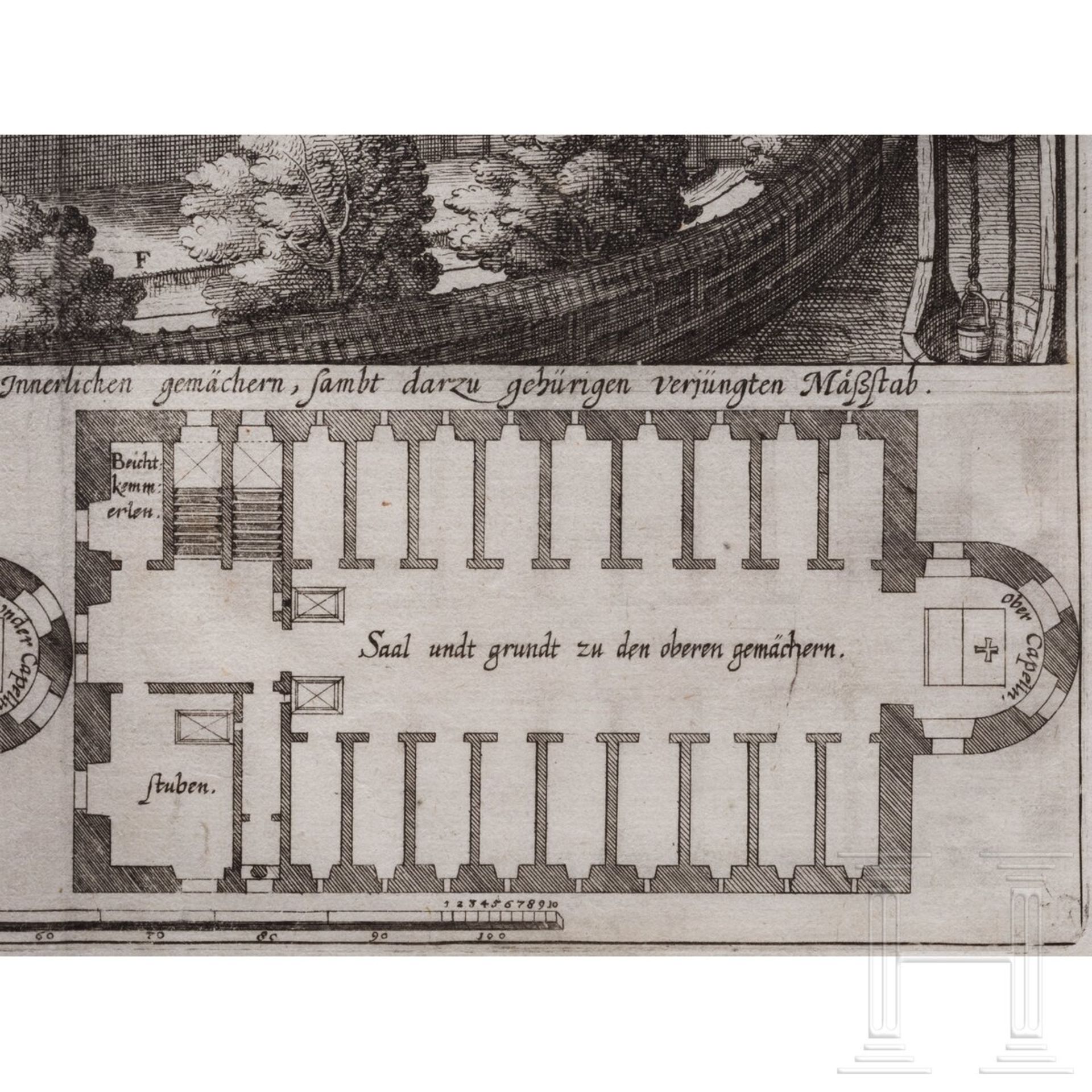 "Das Hexenhaus von Bamberg", Kupferstich, 1627 - Bild 4 aus 7