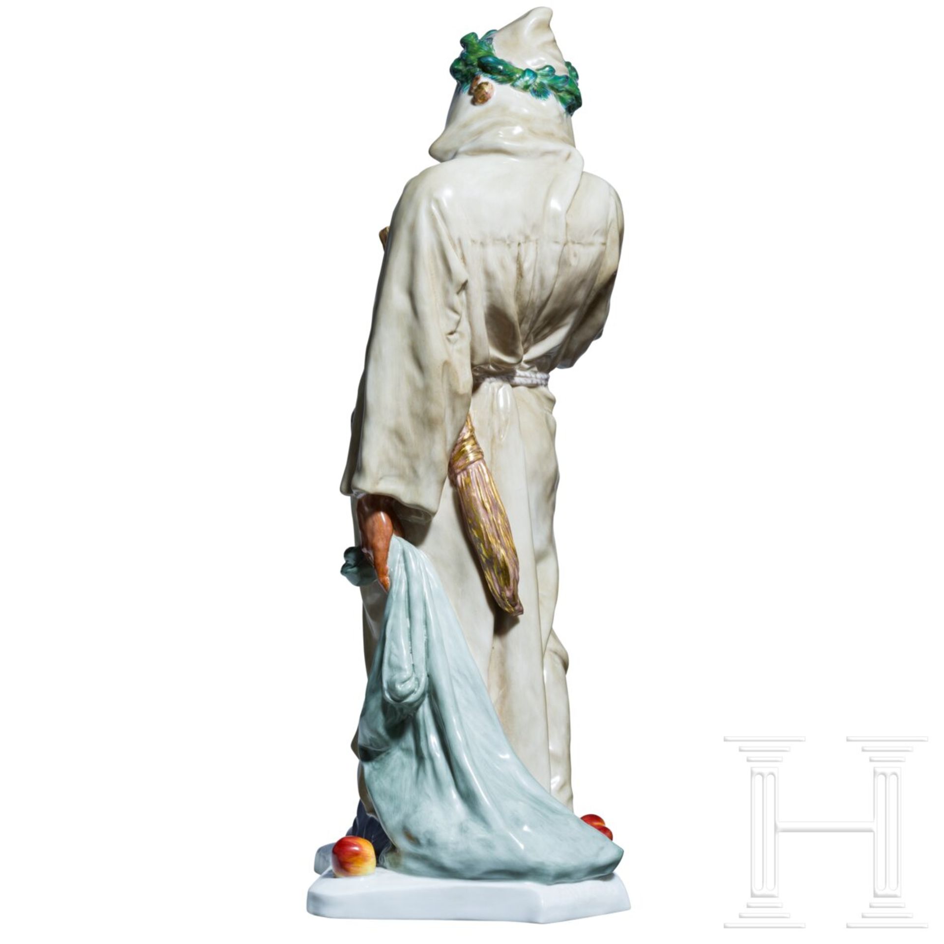 Seltene Figur "Sankt Nikolaus", Martin Wiegand (1867 - 1961), 1906 (Modell), Meissen, 2005 (Ausführu - Bild 3 aus 5