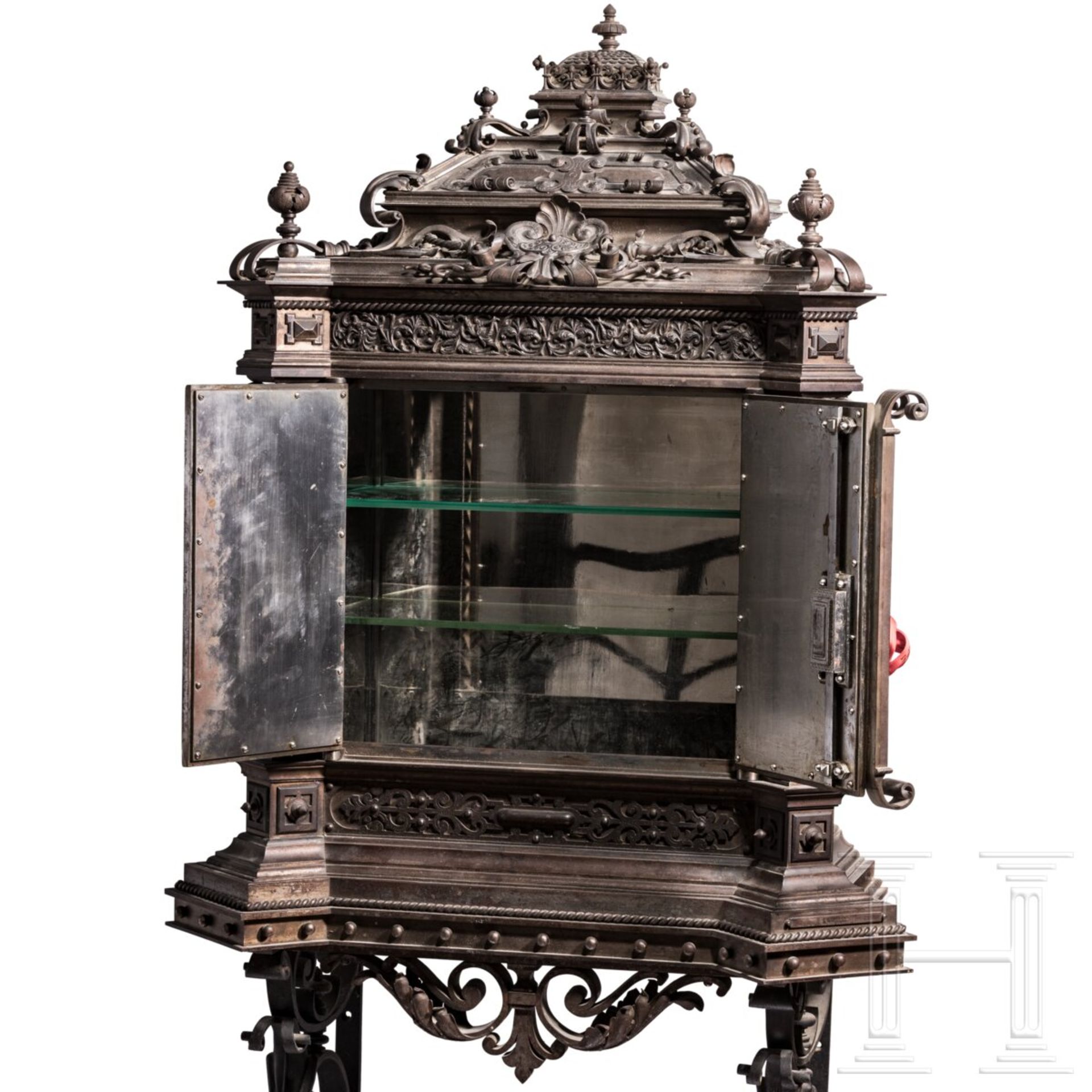 Luxus-Tresorschrank, Kunstschlosserei Karl Winkler, St. Petersburg, um 1890 - Bild 4 aus 11