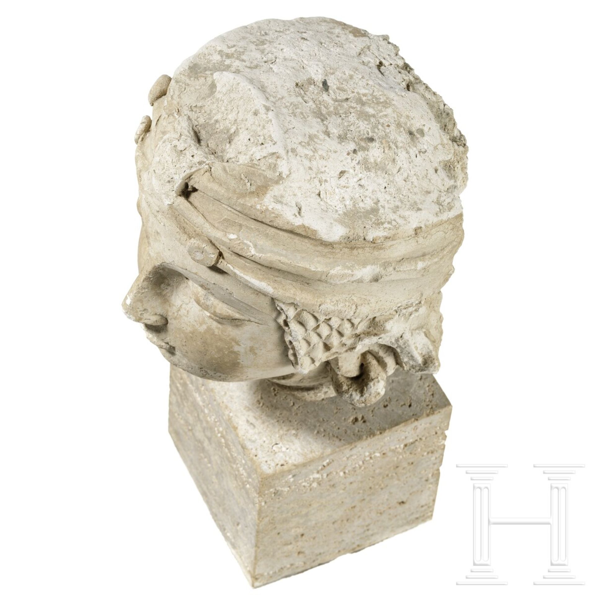 Gandhara-Stucco-Kopf, 5. - 6. Jhdt. - Bild 10 aus 13