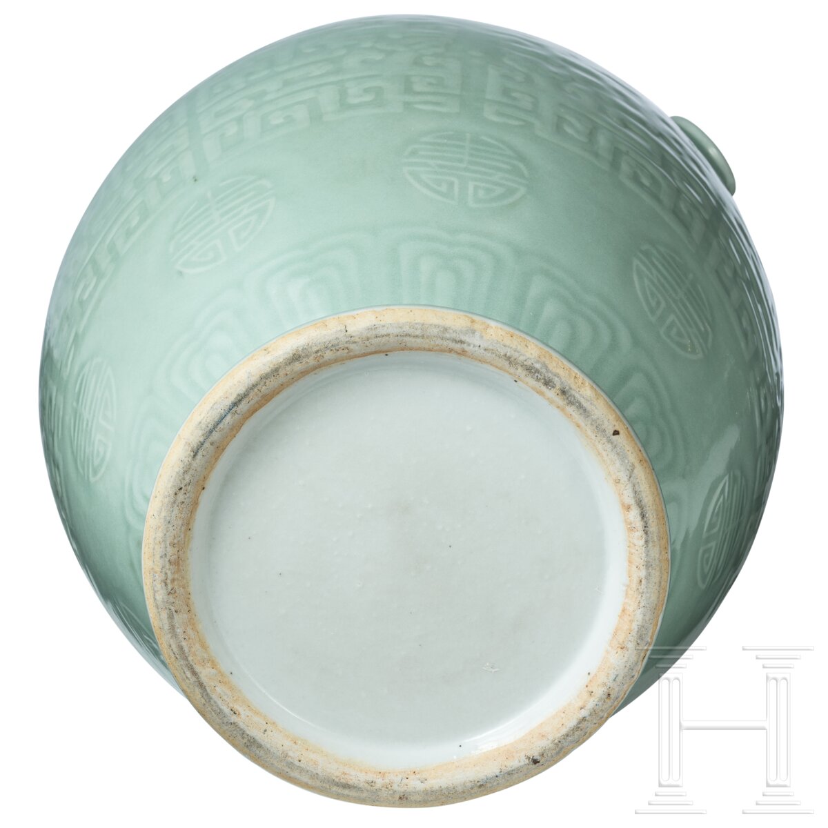 Große Seladon-Vase, China, wohl 19. Jhdt. - Image 8 of 21