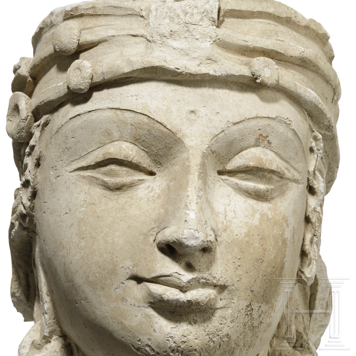 Gandhara-Stucco-Kopf, 5. - 6. Jhdt. - Image 13 of 13