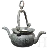 Lavabo (Bronzekessel) mit Frauenköpfen, flämisch, 16. Jhdt.