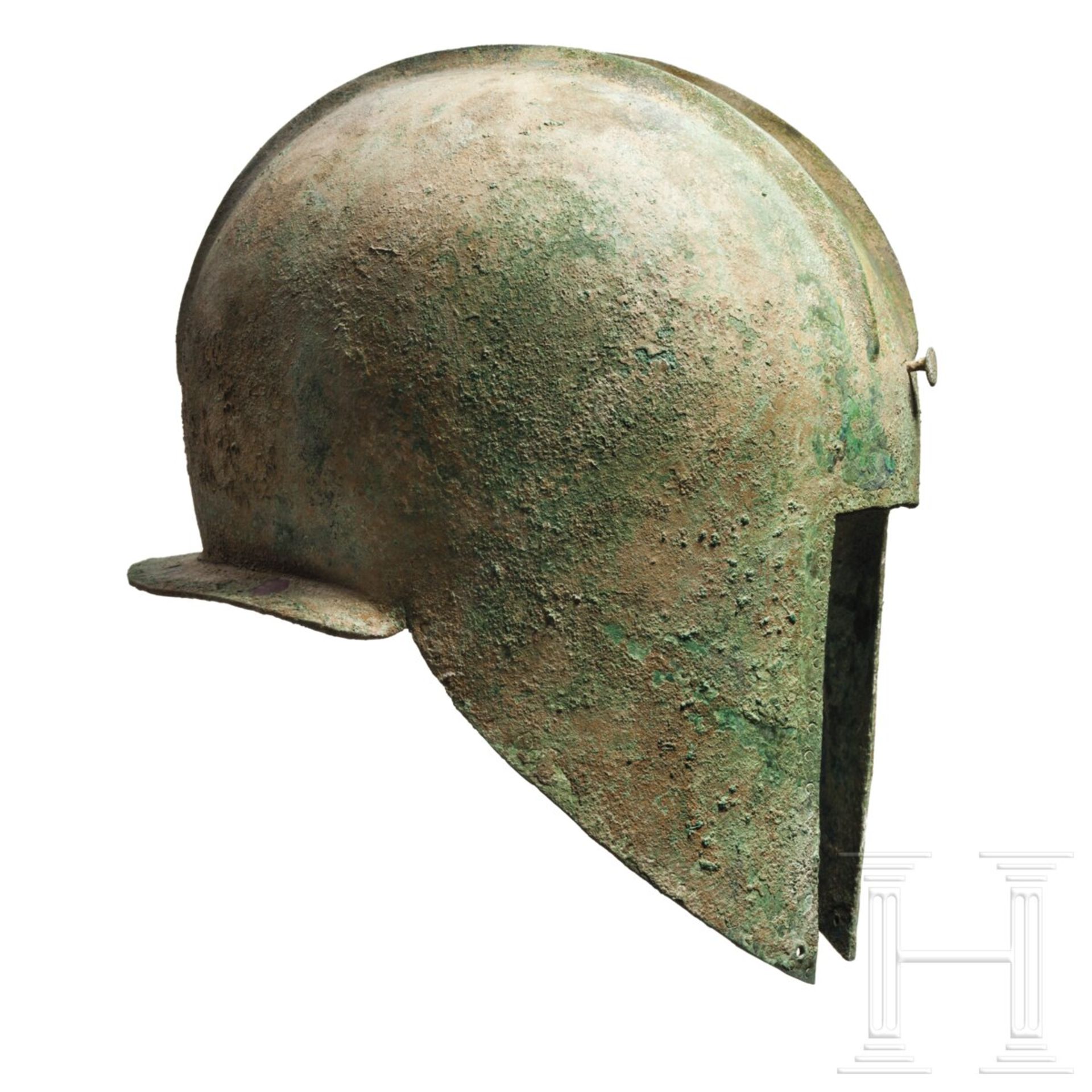 Illyrischer Helm, Form 3A, Variante 3, 2. Hälfte 6. - 5. Jhdt. v. Chr. - Bild 4 aus 6