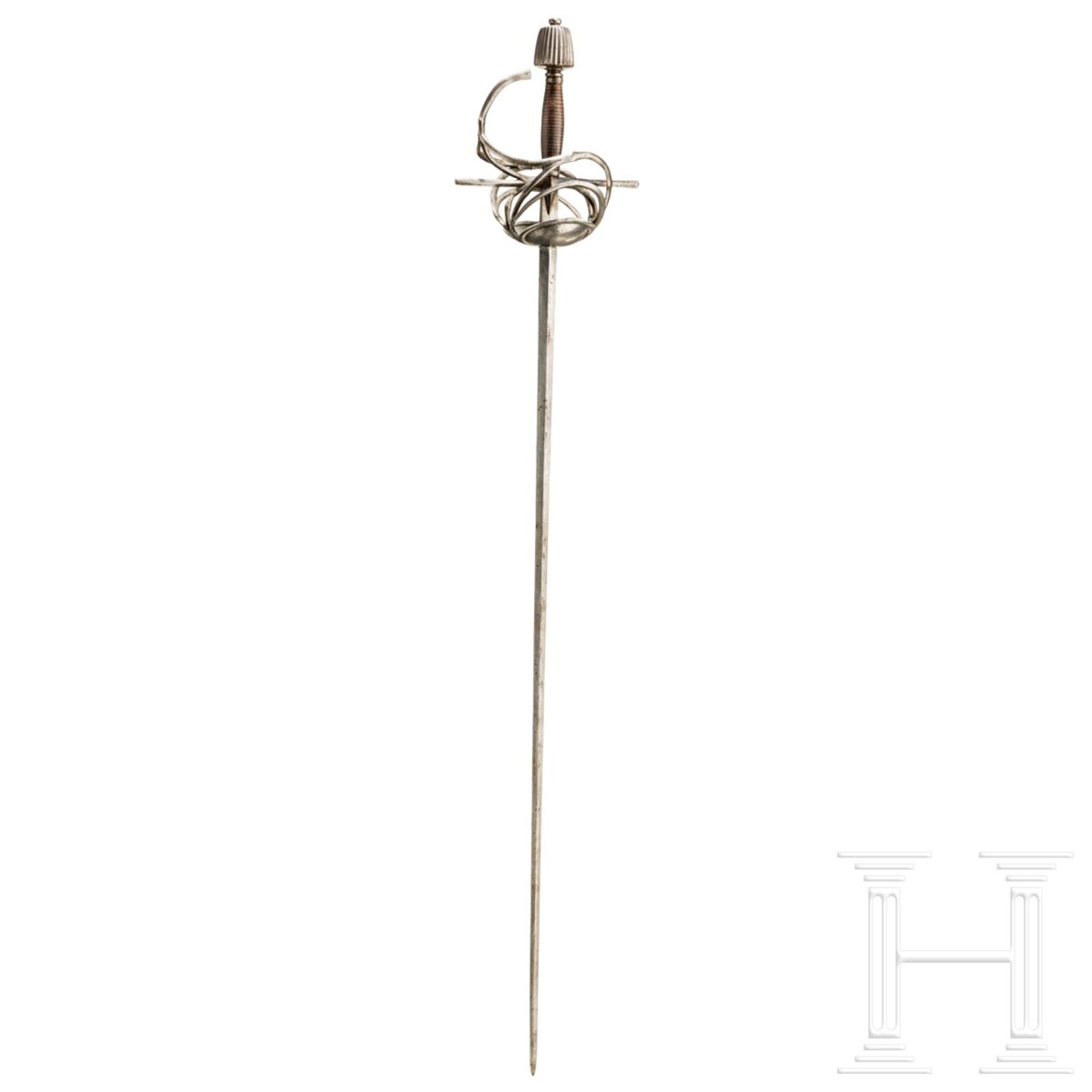 Militärisches Rapier, deutsch, um 1610