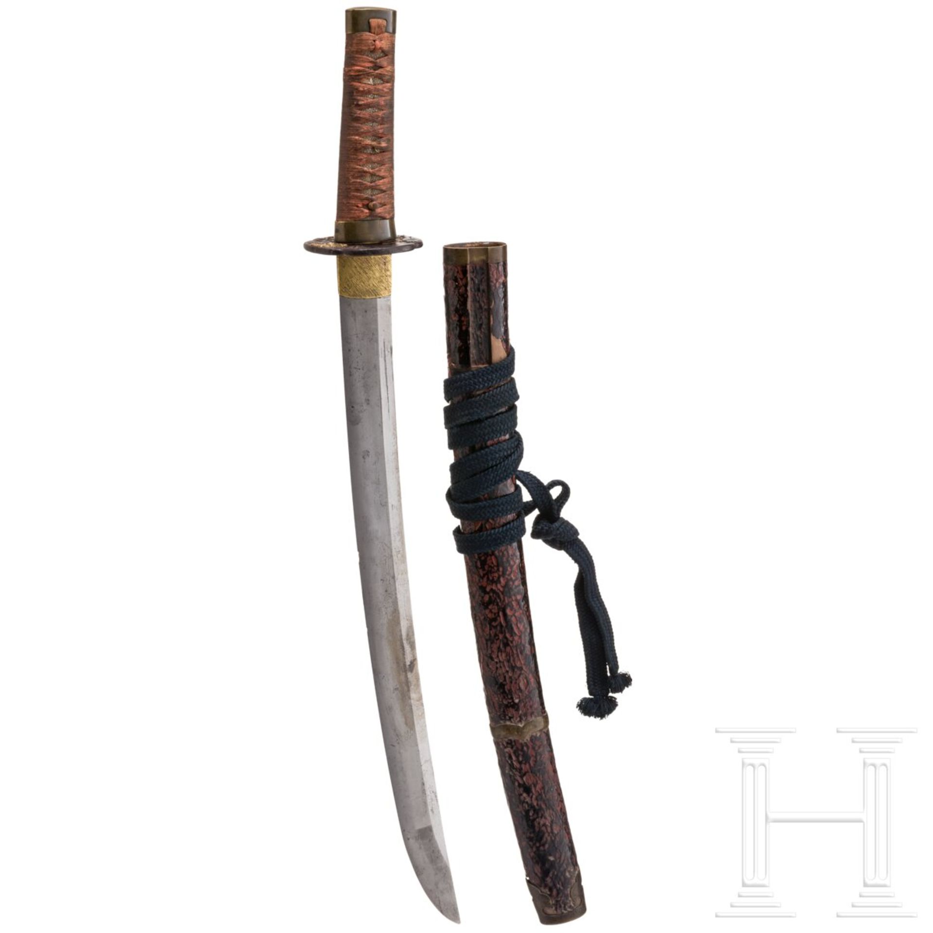 Schweres Wakizashi, Japan, 2. Hälfte Edo-Periode