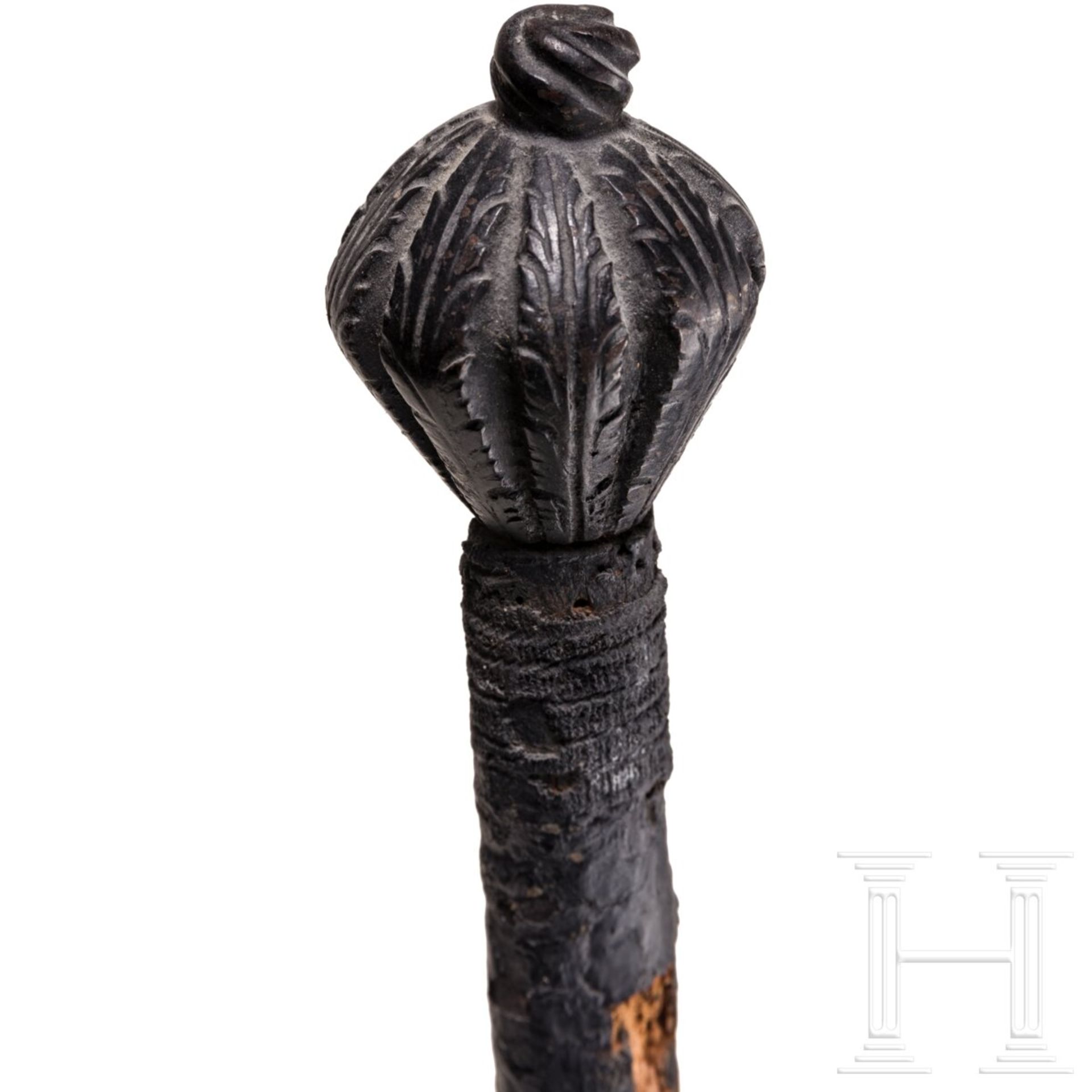 Großer Bidenhänder mit geflammter Klinge, süddeutsch, um 1580 - Bild 10 aus 10
