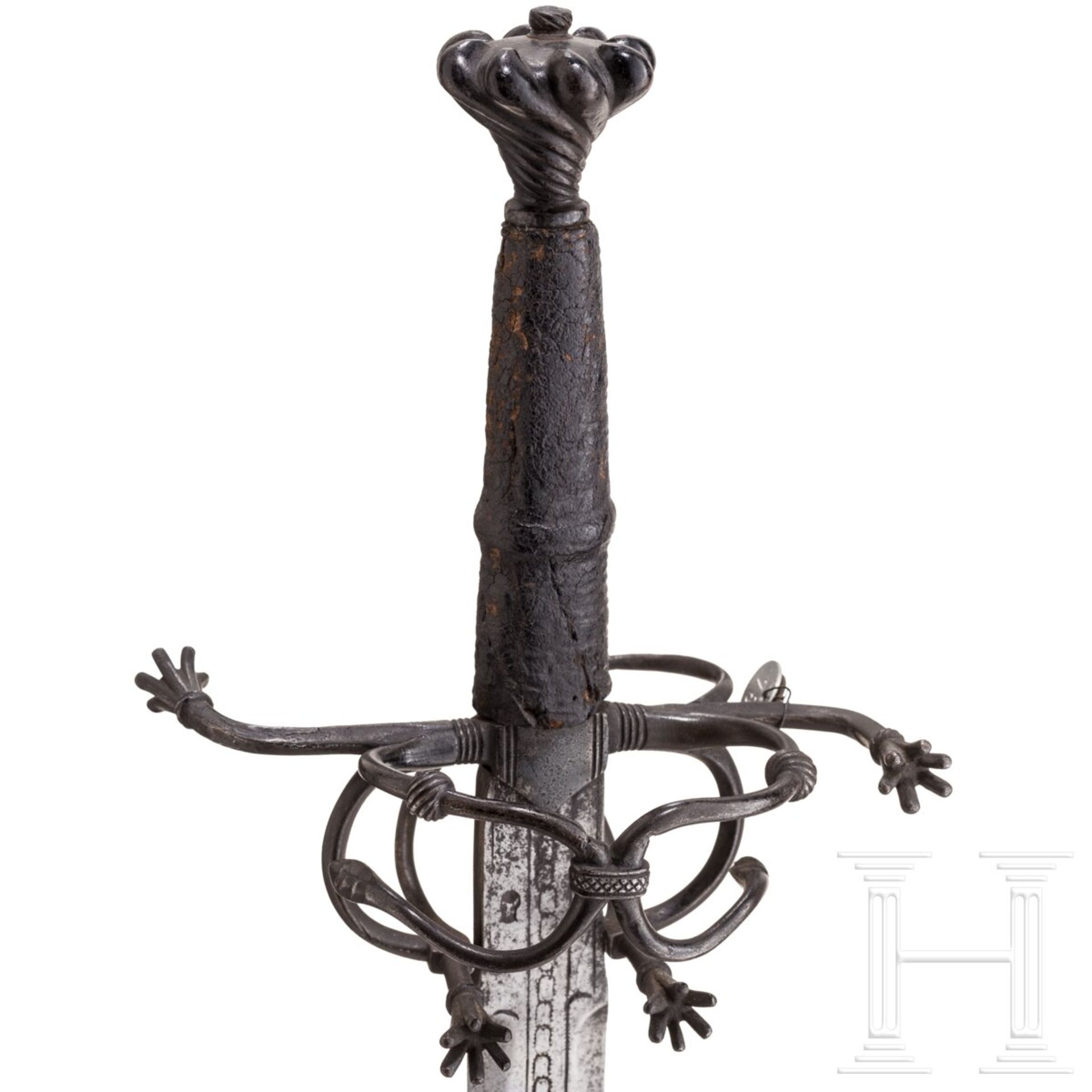 Ritterliches Schwert zu anderthalb Hand, süddeutsch, um 1530 - Bild 5 aus 9