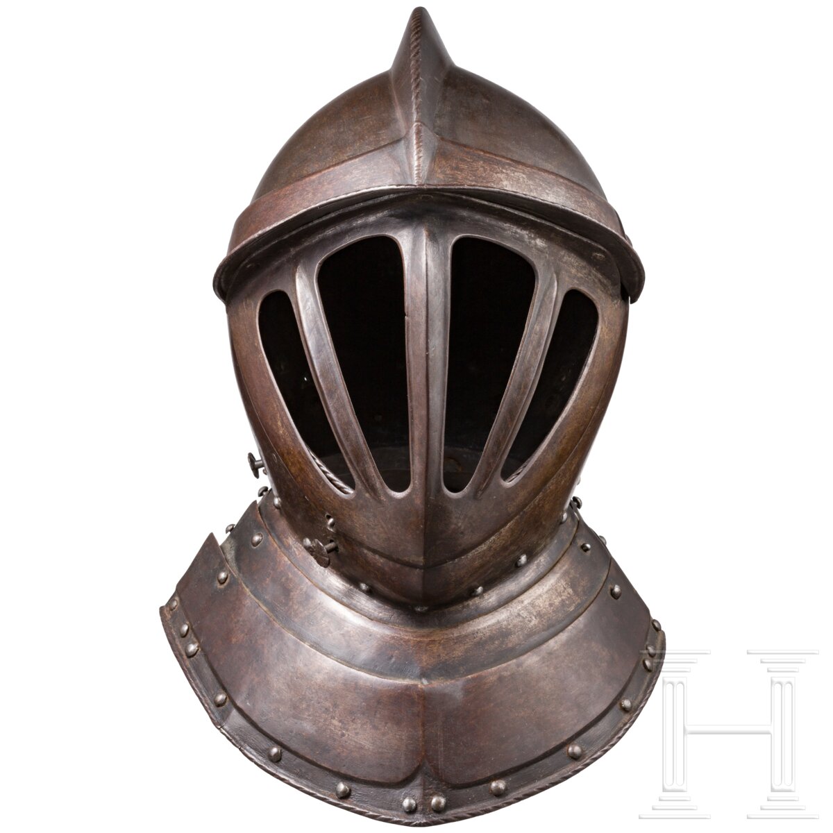 Großer Kürassierhelm in Offiziersqualität, deutsch oder flämisch, um 1620 - Image 2 of 7