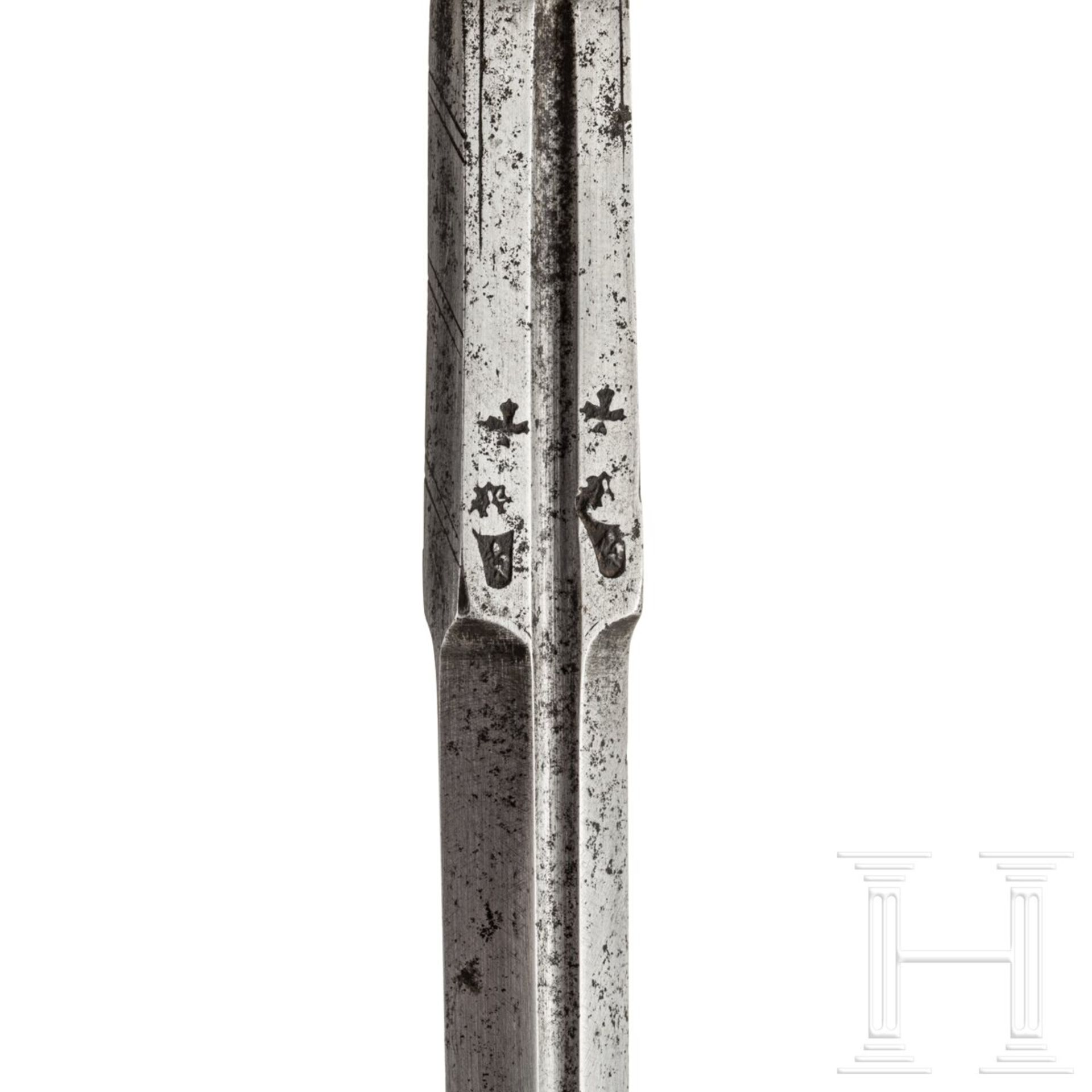 Eisengeschnittenes Glockenrapier, Niederlande/Flandern, Mitte 17. Jhdt. - Image 8 of 10