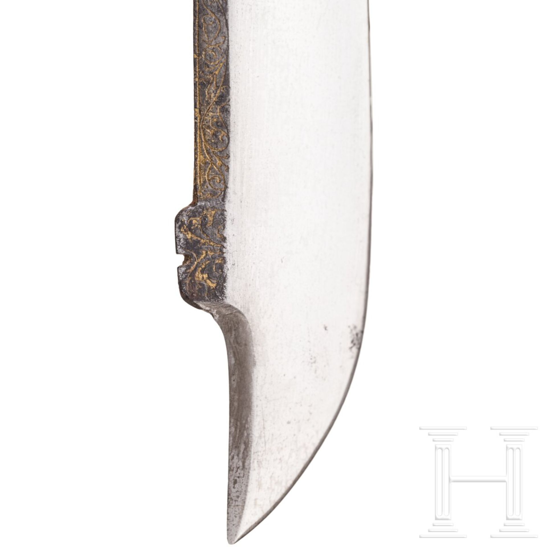 Großes jagdliches Messer mit feuervergoldetem Löwengriff, Venedig, um 1600 - Image 9 of 9